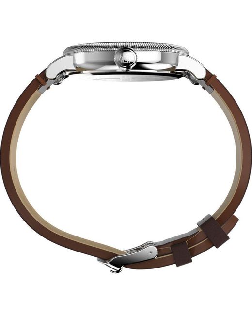 Timex Gray Standard Watch Tw2W20300 Leather (Archived) for men