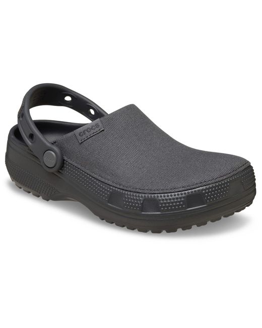 CROCSTM Black Classic Crafted Baumwoll Schwarze Sand Clogs