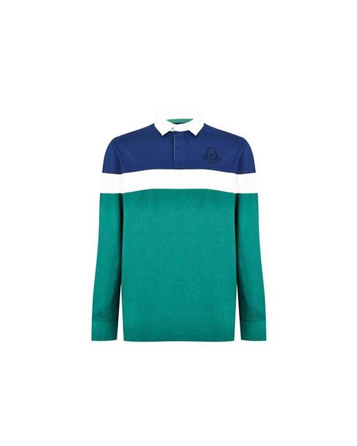 Howick Green Granville Rugby Polo Shirt for men