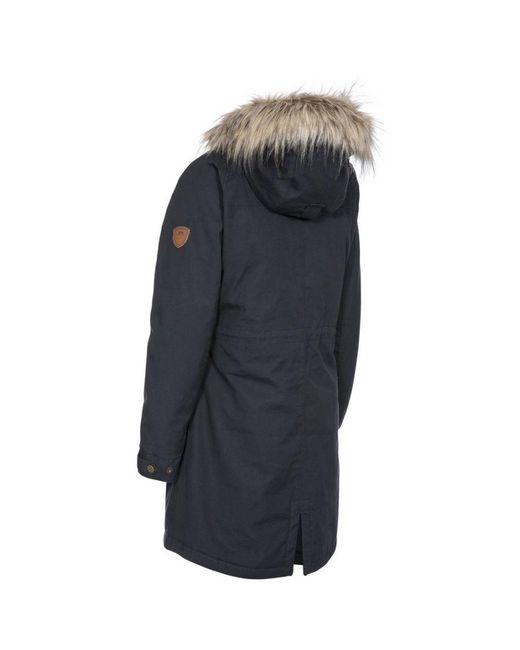 Trespass Blue Ladies Faithful Waterproof Jacket (Dark)