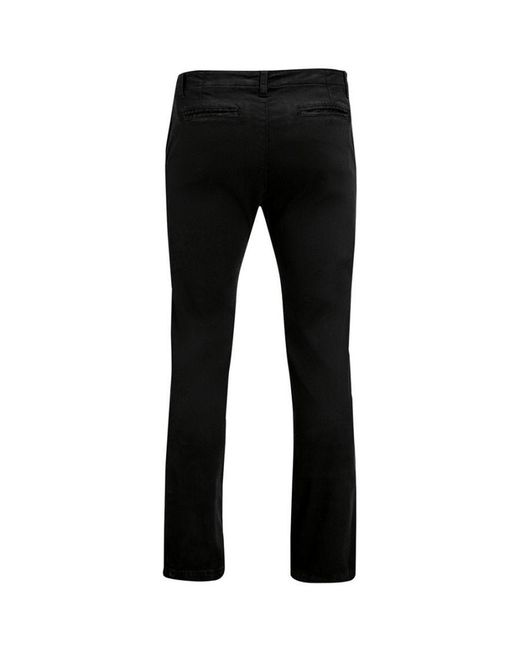 Sol's Black Jules Chino Trousers for men