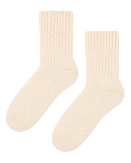 Steve Madden Natural 3 Pairs Wool Dress Socks