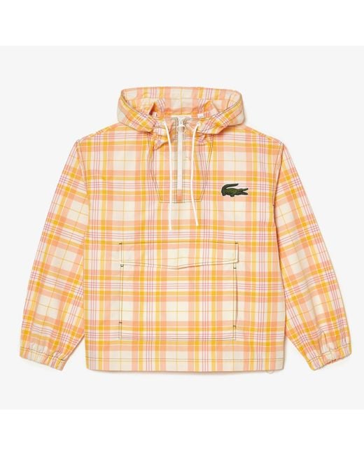 Lacoste Pull On Jacket in het Metallic