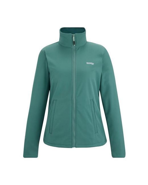 Regatta Green Ladies Connie V Softshell Walking Jacket (Ivy Moss)