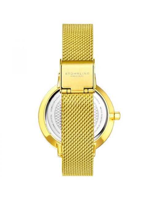 Stuhrling Yellow Symphony 3946 Quartz 37Mm Classic