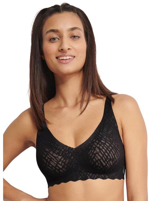 Sloggi Black Zero Feel Bliss Soft Bra