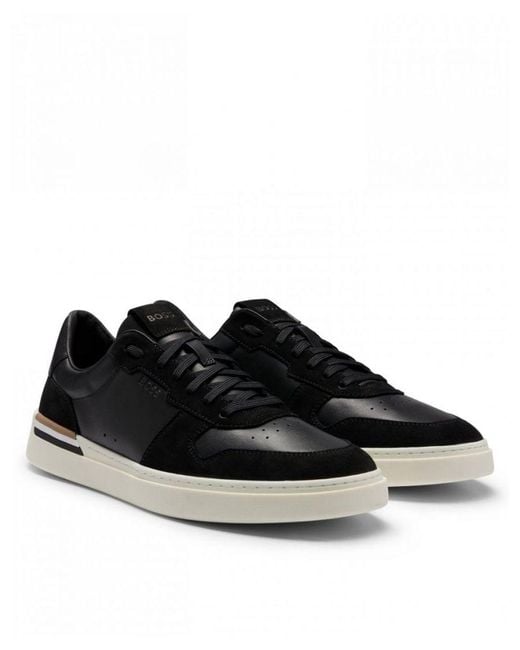 Boss Black Boss Clint Cupsole Lace-Up Trainers