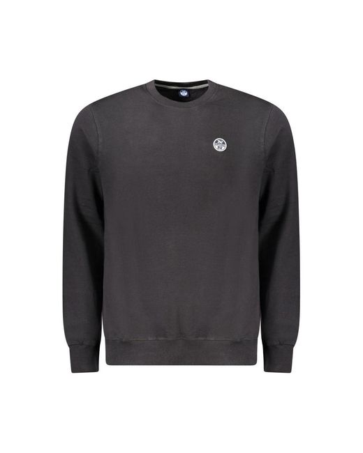 North Sails Gray Crew Neck Sweatshirt Classic Style for men
