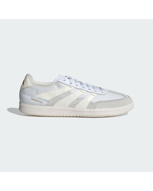 Adidas Originals White Predator Freestyle Indoor Boots for men