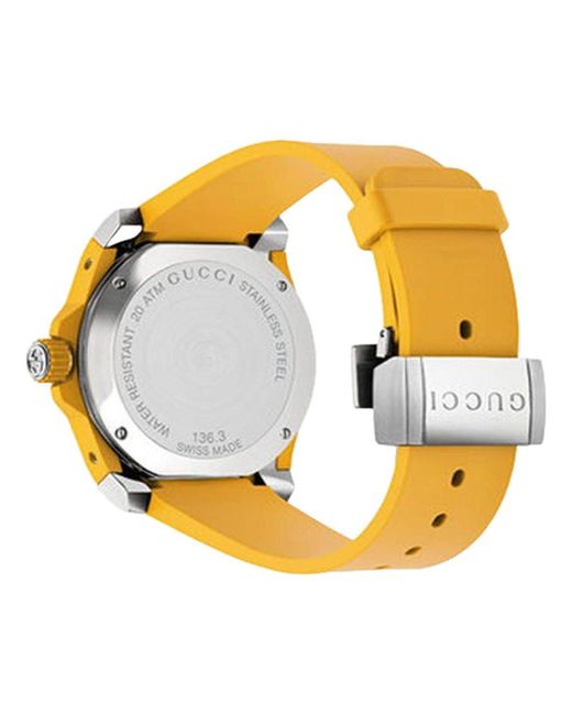 Gucci Metallic Ya136319 Dial Watch for men