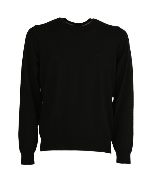 Boss Black Botto-L Crew Neck Knitwear Linen for men