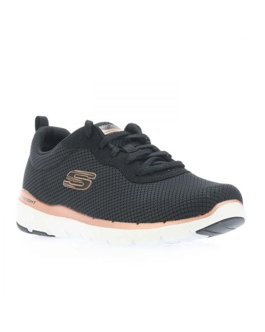 Skechers Blue Womenss Flex Appeal 3.0 First Insight Trainers