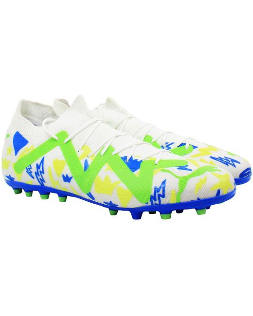 PUMA Blue Future Match X Neymar Mg Football Boots for men