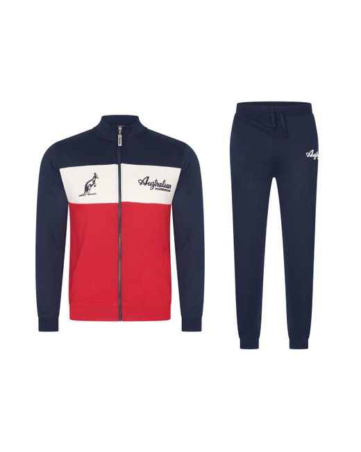 Australian Sport Set Homewear Joggingpak Blauw in het Blue voor heren