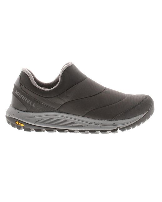 Merrell Gray Walking Boots Nova Sneaker Moc Slip On Textile for men