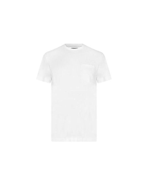Howick White Crewneck T-Shirt for men
