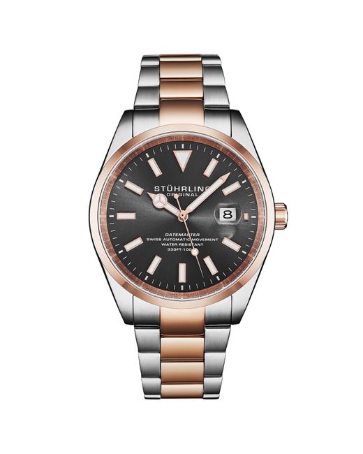 Stuhrling Metallic Datemaster Heritage Automatic 1025 42Mm for men