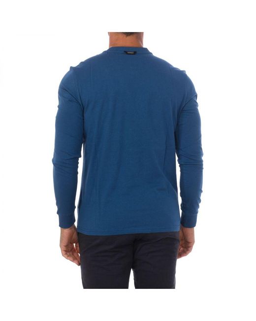 Napapijri S-stodig Ls-t-shirt in het Blue voor heren