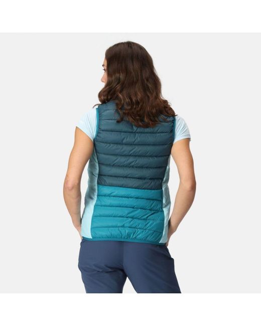 Regatta Blue Wmn Harrock Ii Padded Bodywarmer Gilet