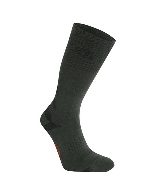 Craghoppers Black Adult Adventure Insect Repellent Boot Socks Pepper/
