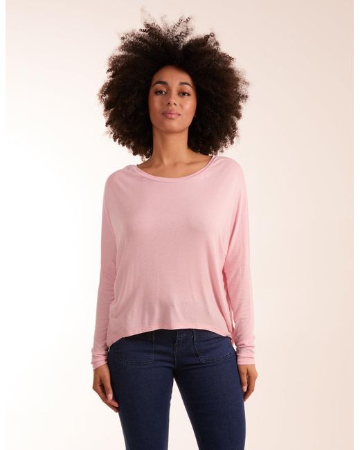 Blue Vanilla Red Batwing High Low Top