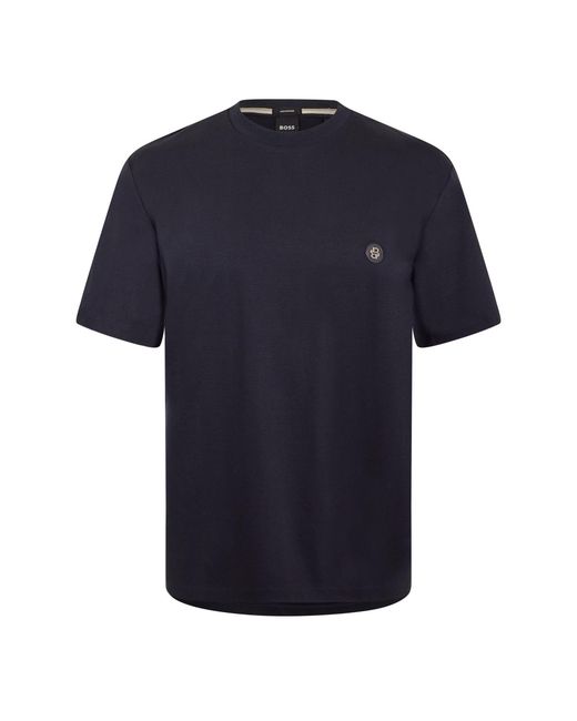 Boss Blue Hbb C Taut Minimalist Design T-Shirt for men