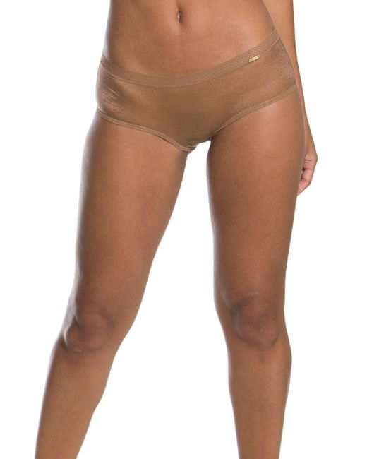 Gossard Brown Glossies Short