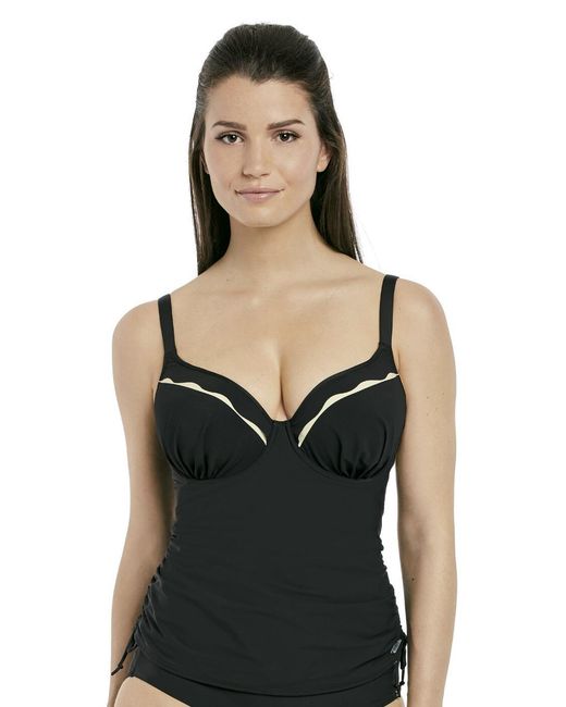Fantasie Black Sainte Maxime Moulded Tankini Top