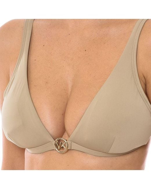 Michael Kors Natural Triangle Bikini Bra Mm7M509