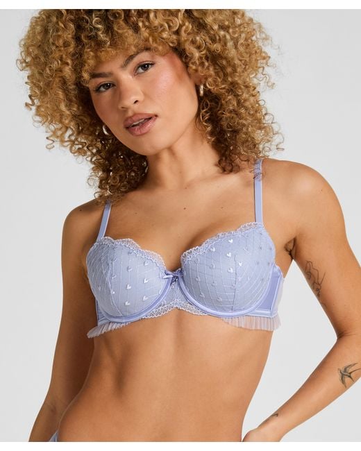 Hunkemöller Blue Cordelie Padded Underwired Bra