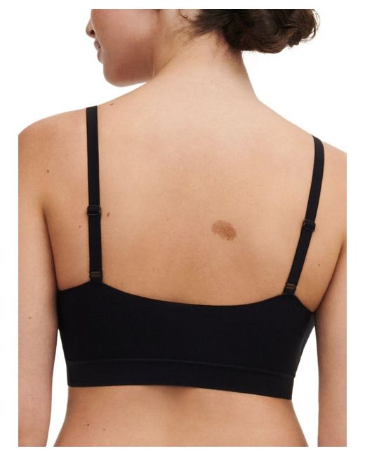 Chantelle Black Softstretch Removable Pads Bralette