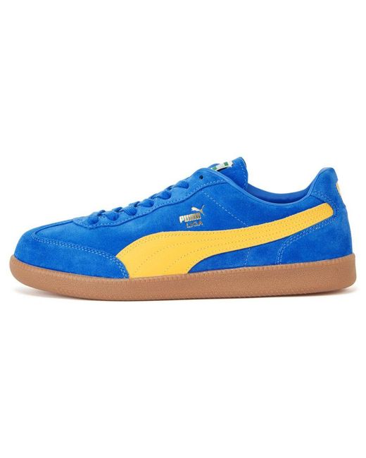 PUMA Blue Liga Suede Sneakers
