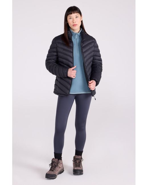Mountain Warehouse Blue 'Vista' Padded Jacket Water Resistant Warm Cosy Coat Polyamide