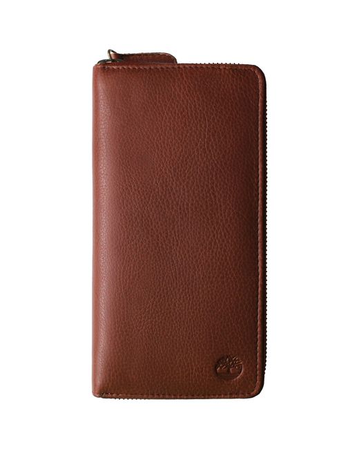 Timberland Brown Logo Wallet Cowhide for men