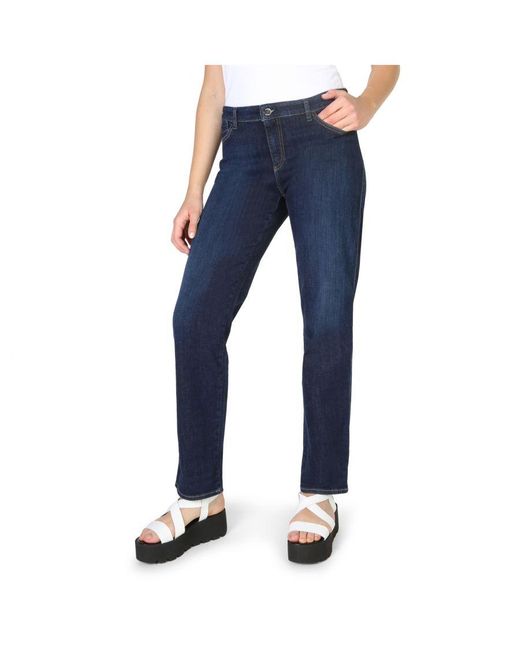 Armani Jeans Lange Broek in het Blue