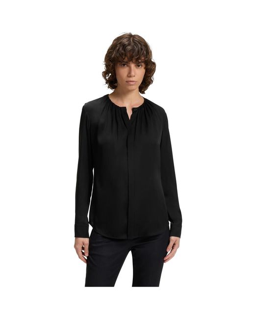 Boss Black Long Sleeve Regular Fit Blouse
