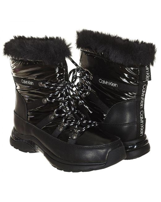 Calvin Klein Carvey-laarzen in het Black