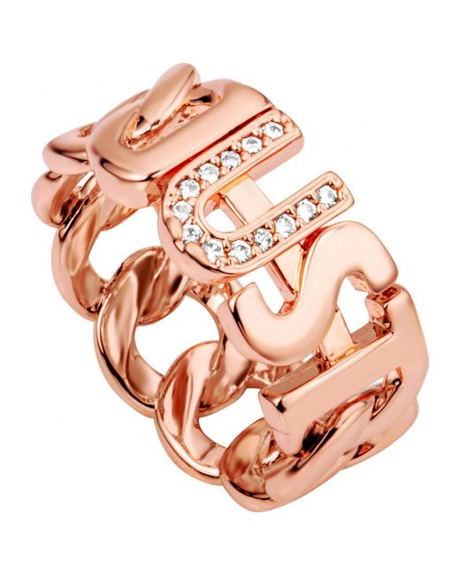 Just Cavalli Pink Jcrg01413307 Ladies Ring