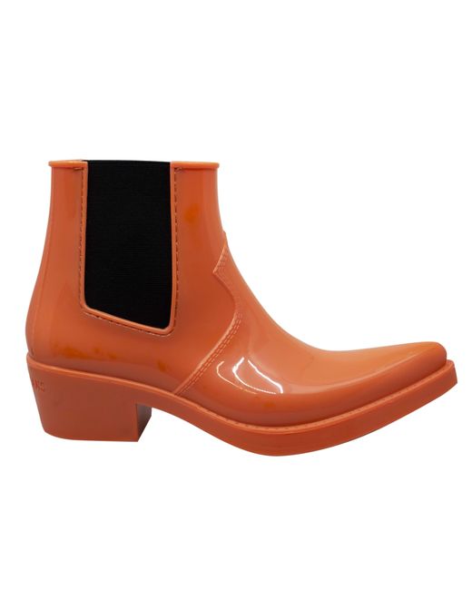 Calvin Klein Brown Carol Rubber Wellington Boots
