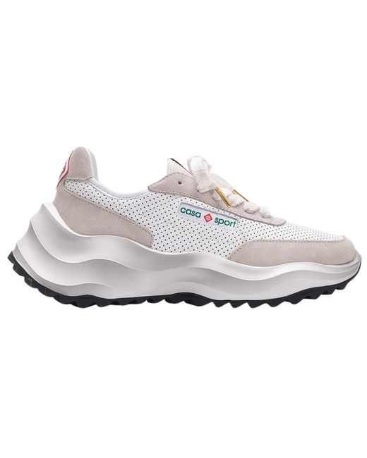 Casablanca White Atlantis Sneaker Shoes Textile for men