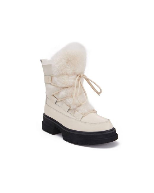 Australia Luxe White Westward Satin Pale Boots