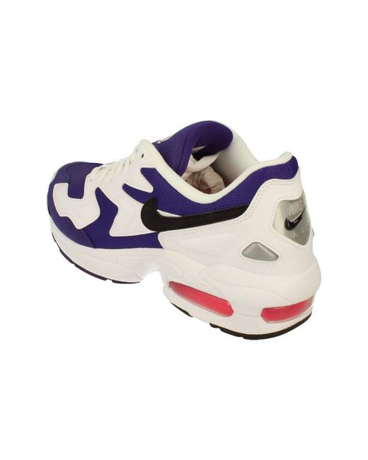 Nike Blue Air Max2 Light Trainers for men