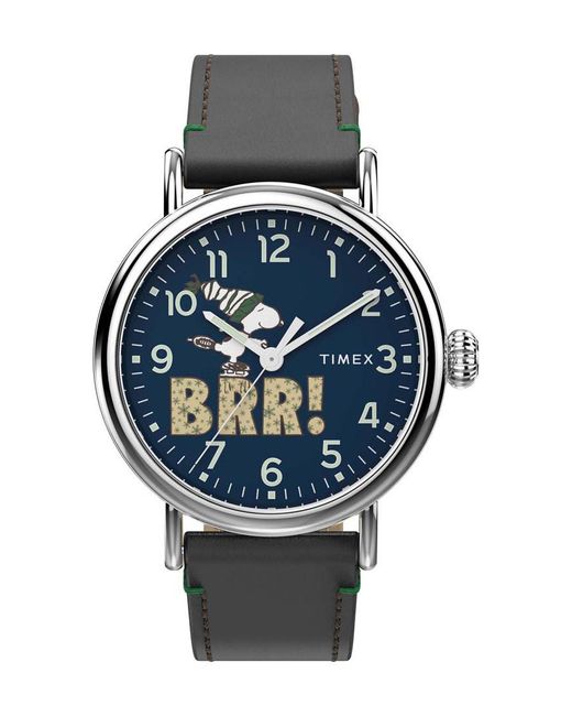 Timex Gray Tw2V60700 Peanuts Waterbury Standard Watch for men
