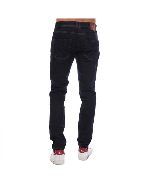 Henleys Blue Mayhen Slim Jeans for men