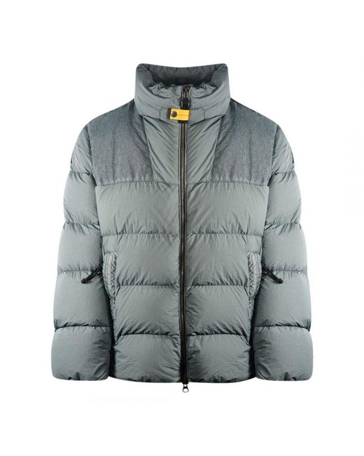 Parajumpers Gray Peace Lead Jacket Polyamide for men