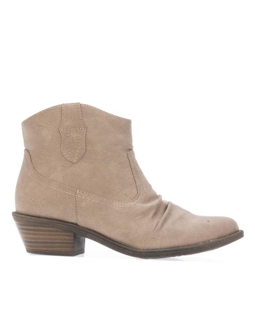 Blowfish Natural Lane Western Ankle Boots