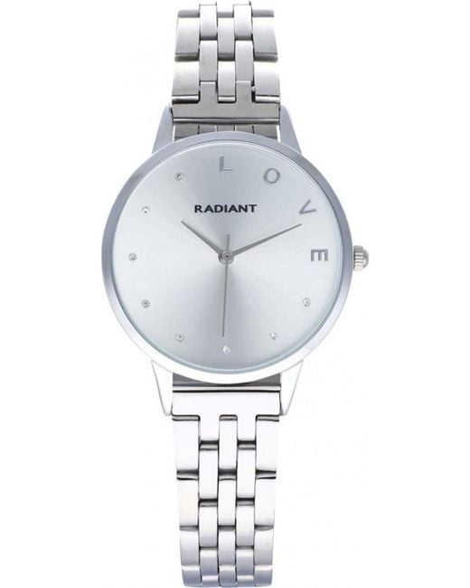 Radiant Gray Ra609201Pt Ladies Watch And Bracelet Gift Set for men
