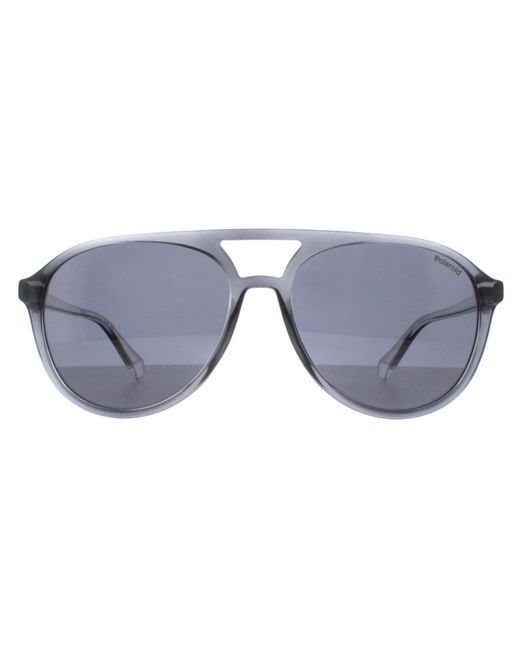 Polaroid Gray Aviator Polarized Pld 4162/S