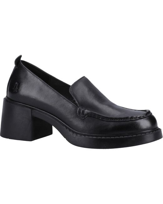 Hush Puppies Black Adelaide Leather Loafers