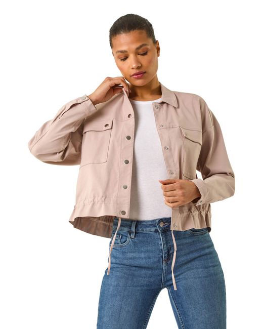 Roman Blue Utility Collared Pocket Jacket